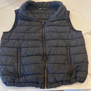 Zara black vest